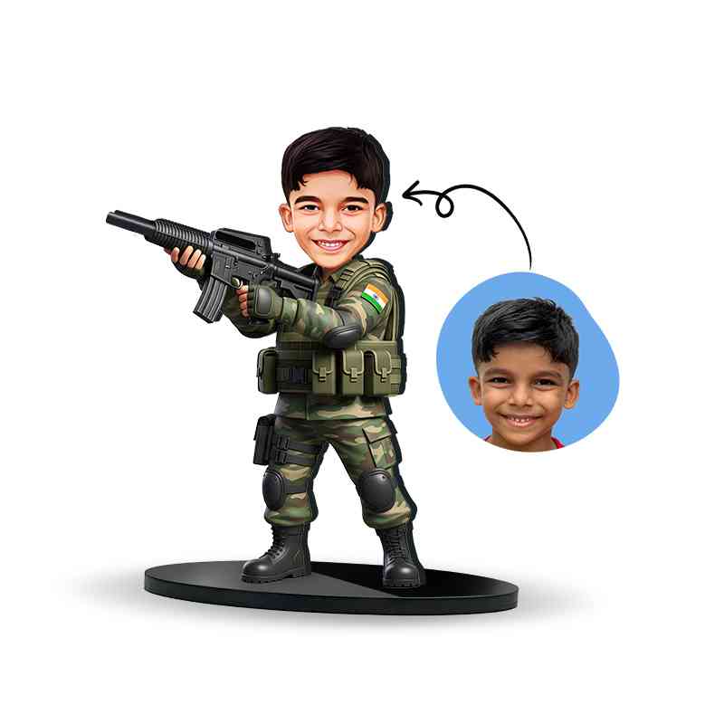 Army for boy pose 1