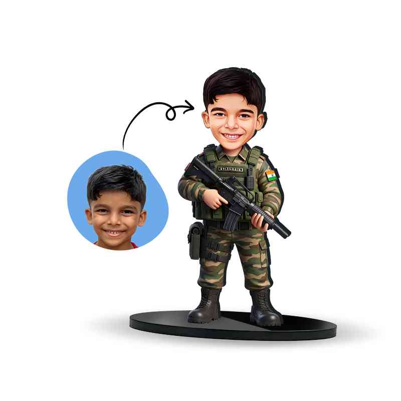 Army boy pose 1